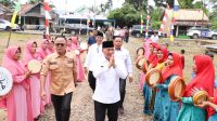 Pj Bupati Muba Drs H Apriyadi MSi resmikan Masjid Raya An-Nur di Kelurahan Ngulak I Kecamatan Sanga Desa, Rabu (15/3/2023)