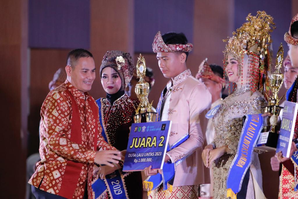 Malam puncak Pemilihan Duta Lalu Lintas Muba Tahun 2023, Selasa (14/3/2023) malam