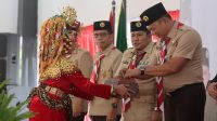 Pj Sekda Muba Musni Wijaya SSos MSi sekaligus Ketua Kwartir Cabang Gerakan Pramuka Kabupaten Muba melantik Ketua dan Pengurus Majelis Pembimbing Ranting Gerakan Pramuka Kecamatan Sekayu, Kecamatan Babat Supat, Kecamatan Jirak Jaya dan Kecamatan Lawang Wetan Masa Bakti 2023 - 2026