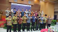 Walikota Palembang, H. Harnojoyo bersama Sekda kota Palembang, Ratu Dewa hadir langsung dalam tatap muka bersama Anggota V BPK RI, Ir H Ahmad Noor Supit MM dan Gubernur Sumsel, H. Herman Deru di Auditorium Kantor BPK Perwakilan Provinsi Sumatera Selatan, Jumat (17/03)