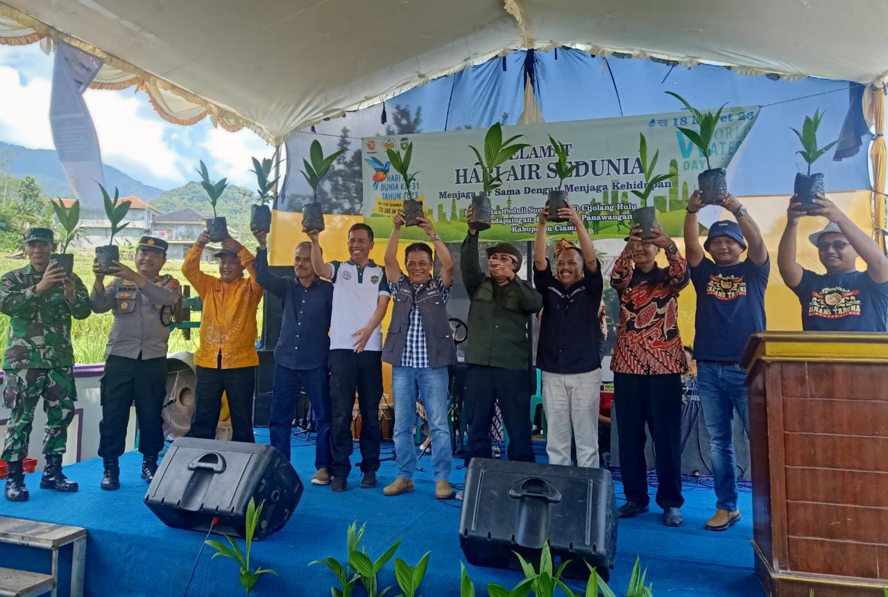 Komunitas Peduli Sungai (KPS) Cijolang Hulu menggelar kegiatan Hari Air Sedunia (World Water Day) yang ke-31 di Desa Sadapaingan