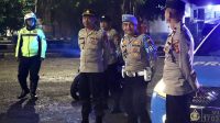 Polres Ciamis saat melakukan patroli rutin, Jumat (17/3/2023) malam