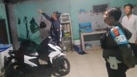 Personel Polsek Lakbok mengirimkan personel tanggap darurat bencana alam ke wilayah Desa Cintajaya