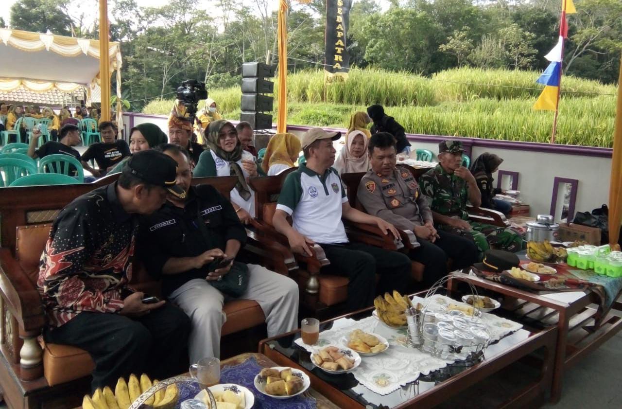 Personel Polsek Panawangan Polres Ciamis Polda Jabar menghadiri peringatan Hari Air Sedunia tingkat Kabupaten Ciamis.