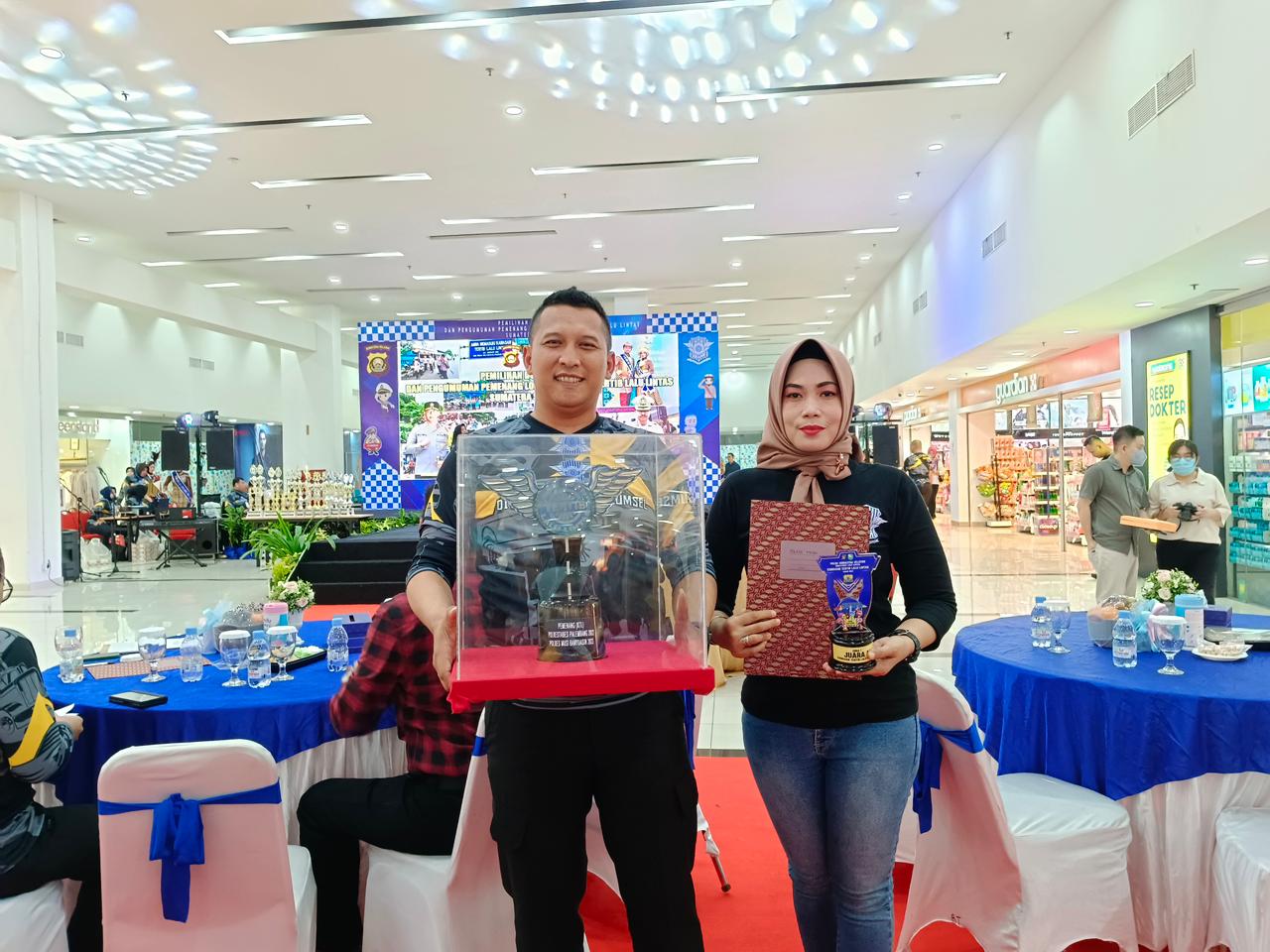 Satlantas Polres Muba meraih juara 1 kawasan tertib lalu lintas