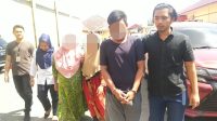 Satuan Reskrim Polres Musi Banyuasin saat menggelar keterangan pers, Senin (20/3/2023)