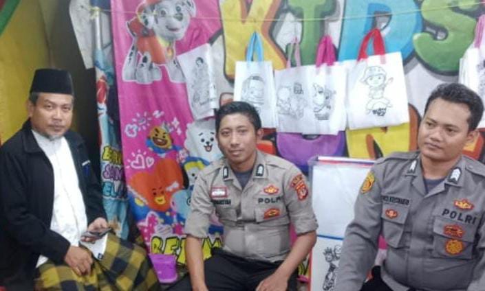 Patroli biru di wilayah Kabupaten Ciamis