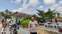 Personel Polsek Cimaragas Polres Ciamis Polda Jabar melaksanakan pengamanan kegiatan menyambut bulan suci ramadan 1444 hijriyah