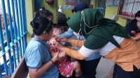 Lapas Perempuan Palembang bekerja sama dengan Puskesmas Merdeka saat mengadakan pemberian Vitamin A, Rabu (22/3/2023)