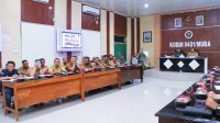 Rapat Koordinasi dalam rangka Kesiapan Pelaksanaan Program Terpadu TMMD ke-119 Tahun Anggaran 2024 Kodim 0401 Muba di Kecamatan Lalan