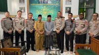Mahasiswa STIK Lemdiklat Polri dengan tokoh agama di PCNU Kabupaten Ciamis