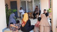 Polsek Rajadesa saat Jumat Curhat di Kecamatan Rajadesa, Kabupaten Ciamis, Jawa Barat, Jumat (24/3/2023)