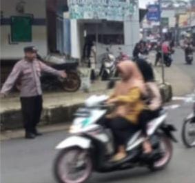 Polsek Rancah Siagakan Personel di Lokasi Ngabuburit Warga Kecamatan Rancah