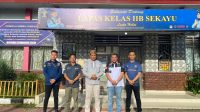 Kadivpas Kanwil Kemenkumham Sumsel, Bambang Haryanto melaksanakan kegiatan Safari Ramadan ke Lapas Sekayu, Sabtu (25/3/2023)