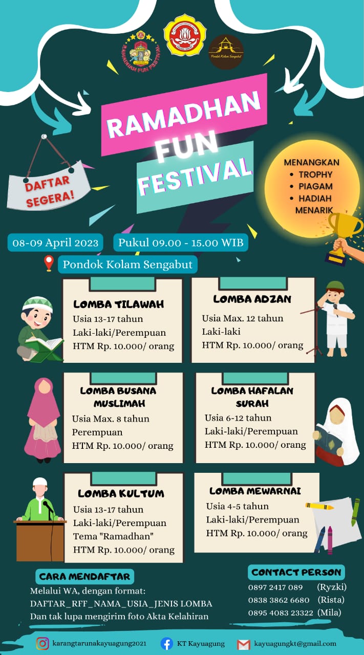 ilustrasi flyer digital Ramadhan Fun Festival