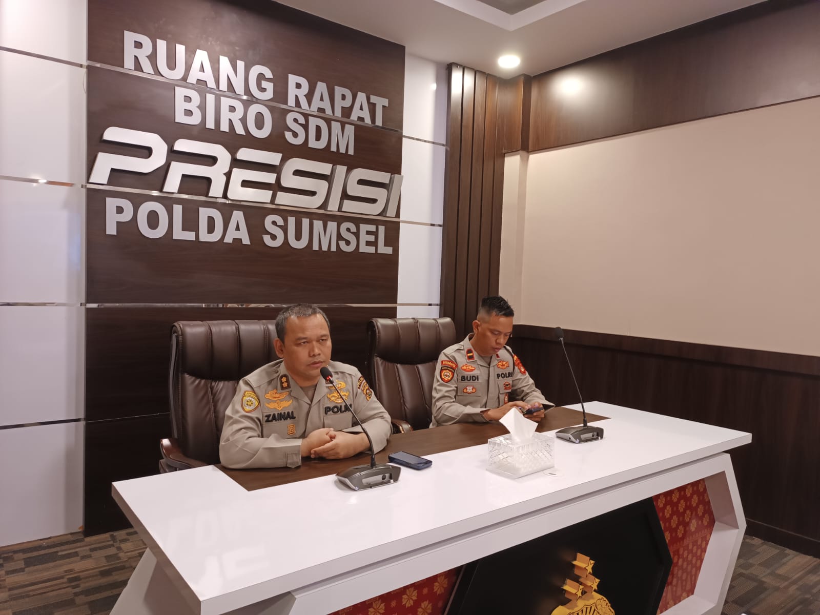Biro SDM Polda Sumsel menggelar Kegiatan Pemaparan Hasil Pembelajaran Dikbangspes oleh alumni Dikbangspes TA 2023
