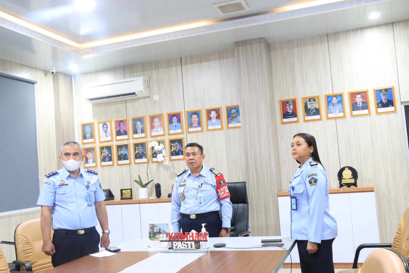 Kakanwil Kemenkumham Sumsel mengikuti Sosialisasi Pendampingan Penilaian Indeks Reformasi Hukum (IRH)