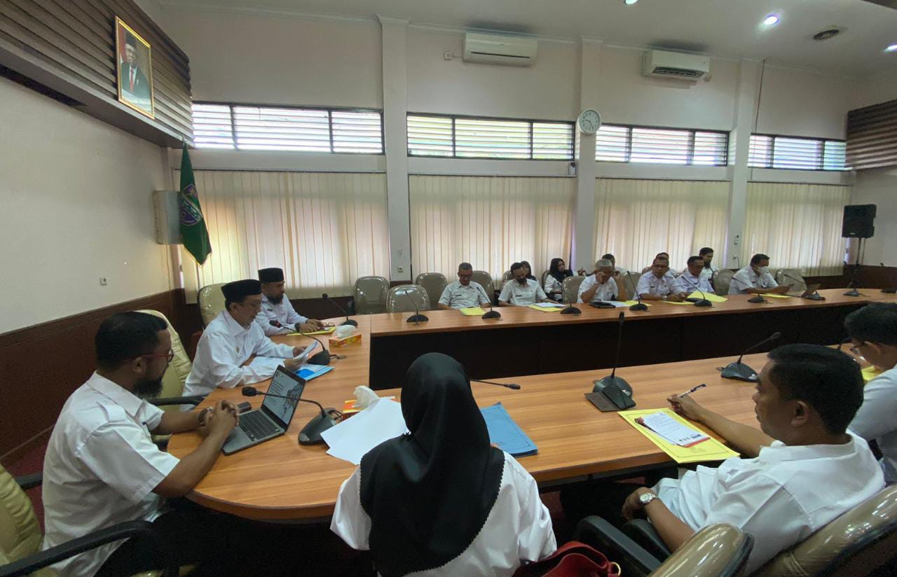 Rapat koordinasi Tim Koordinasi SPBE Tahun 2023 bersama seluruh SKPD dan Unsur Bagian Setda Kabupaten Ciamis