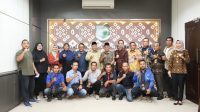 Penjabat (Pj) Bupati Musi Banyuasin Drs H Apriyadi, menerima Kunjungan Pengurus Persatuan Wartawan Indonesia (PWI) Kabupaten Muba