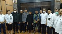 Ketua FKPT Sumsel Romi Apriansyah, menghadiri kegiatan pelaksanaan penandatanganan surat pernyataan dan ikrar setia kepada NKRI oleh mantan  narapidana terorisme di Kantor Kesbangpol Sumsel, Kamis (30/03/2023)