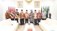 Pj Bupati Muba Drs H Apriyadi MSi menerima jajaran Universitas Islam Negeri (UIN) Raden Fatah Palembang