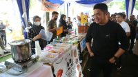 Gubernur Sumsel Herman Deru resmi membuka Pasar Bedug Seguntang di Palembang (Dok. Humas Pemprov Sumsel)