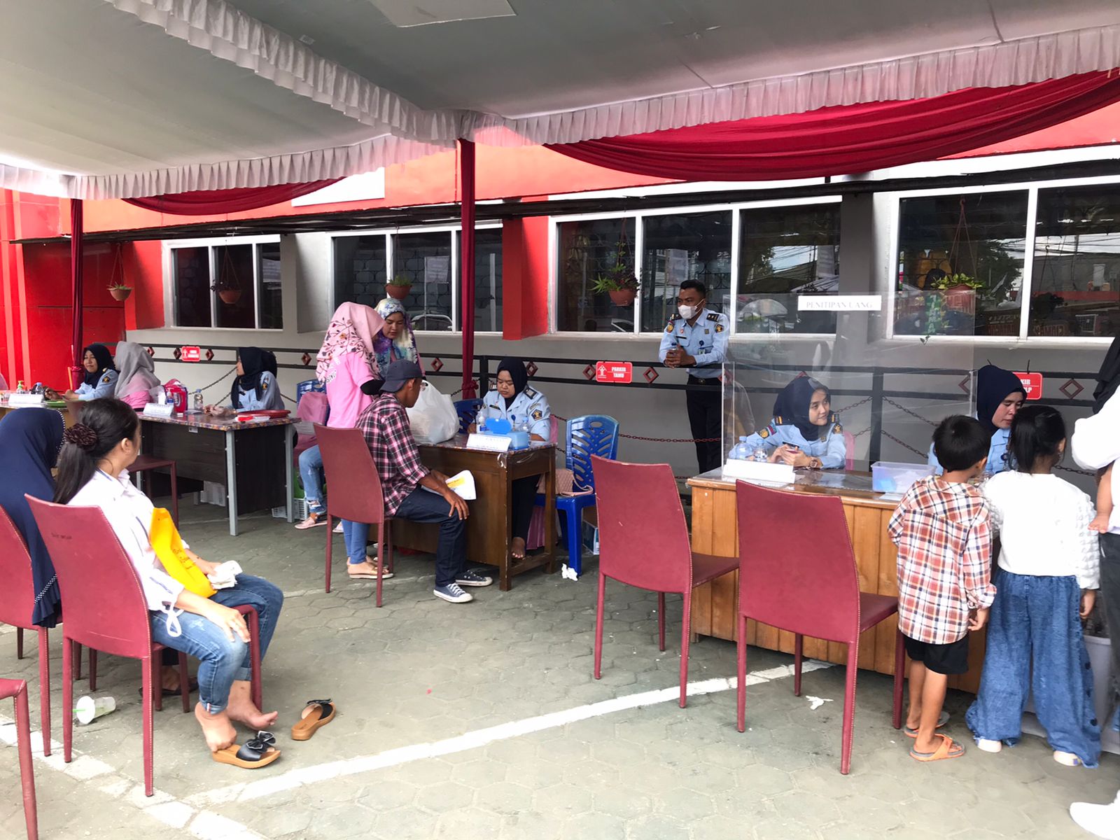 Saat keluarga WBP berkunjung tatap muka