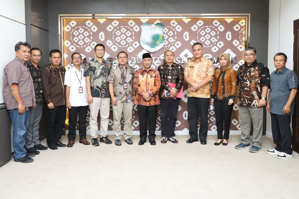 Pj Bupati Muba Drs H Apriyadi MSi menerima Jajaran PT Medco Energi E&P Grissik Ltd