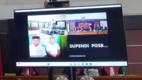 Suasana di Pengadilan Negeri Tipikor Palembang