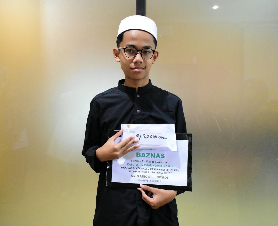 Sabiq Bil Khoirot, pemuda asal Kabupaten OKI akan mewakili Indonesia pada MTQ Internasional di Yordania