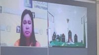 Suasana di Pengadilan Negeri (PN) Palembang, Senin (10/4/23)