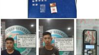 Para pelaku pengedar narkoba berikut barang bukti saat diamankan Satresnarkoba Polres Musi Banyuasin