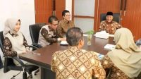 Pj Bupati Muba Apriyadi Mahmud saat menerima Jajaran Fakultas Pertanian Universitas Muhammadiyah Palembang
