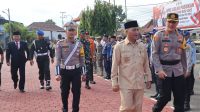 Apel Gelar Pasukan Operasi Ketupat Musi 2023, Senin (17/4/2023) di halaman Mapolres Muba