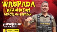 Kepala Pos Pengamanan Lebaran Kecamatan Sanga Desa, IPTU S Hutahaean SH