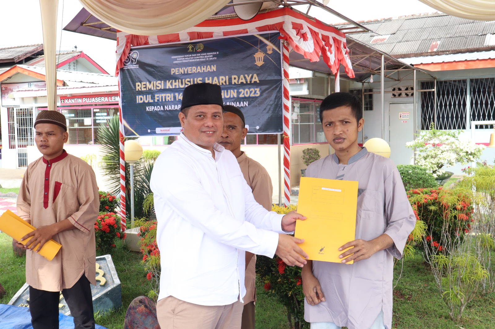 Sebanyak 745 WBP Lapas Sekayu Kanwil mendapat Remisi Khusus Idulfitri 1444 H