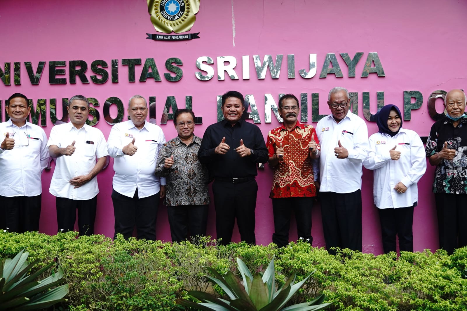 Herman Deru Puji Program Doktor Administrasi Publik Unsri (Dok. Humas Pemprov Sumsel)