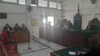 Suasana di Pengadilan Negeri Palembang, Rabu (3/5/2023)