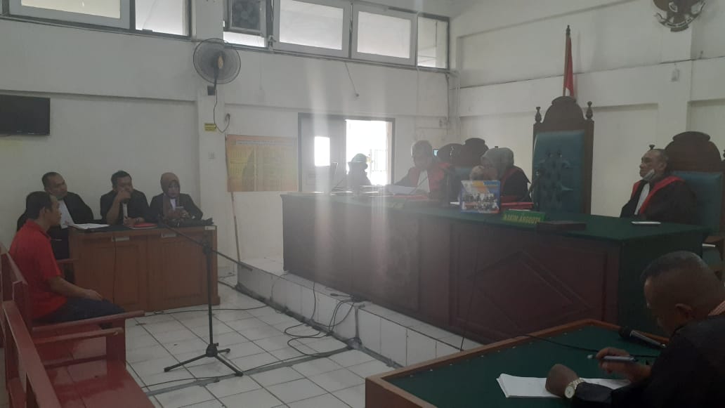 Suasana di Pengadilan Negeri Palembang, Rabu (3/5/2023)