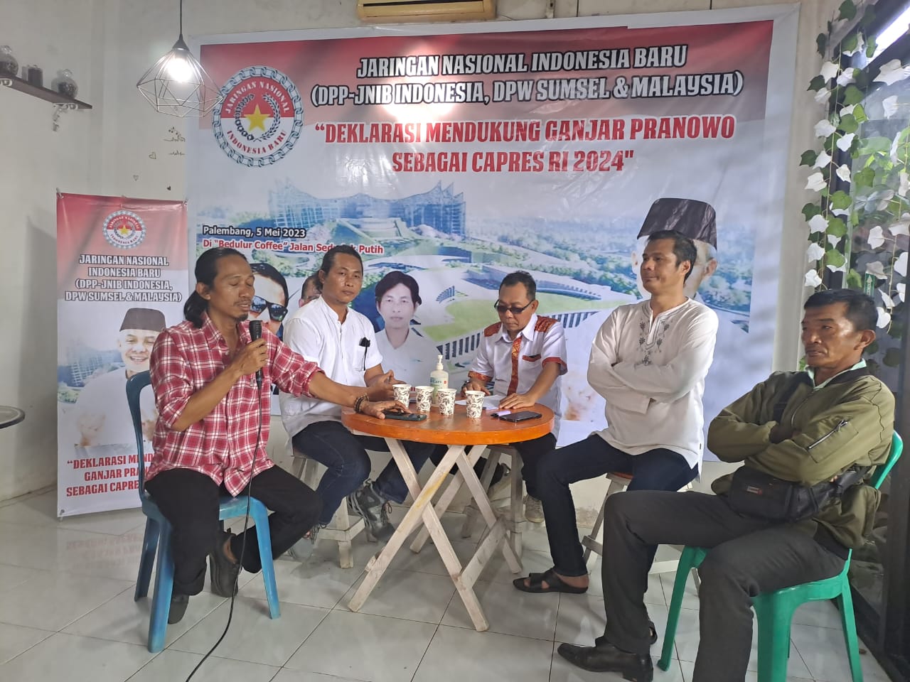 Jaringan Nasional Indonesia Baru (JNIB) resmi melakukan deklarasi mendukung Ganjar Pranowo sebagai calon Presiden (Capres) RI tahun 2024