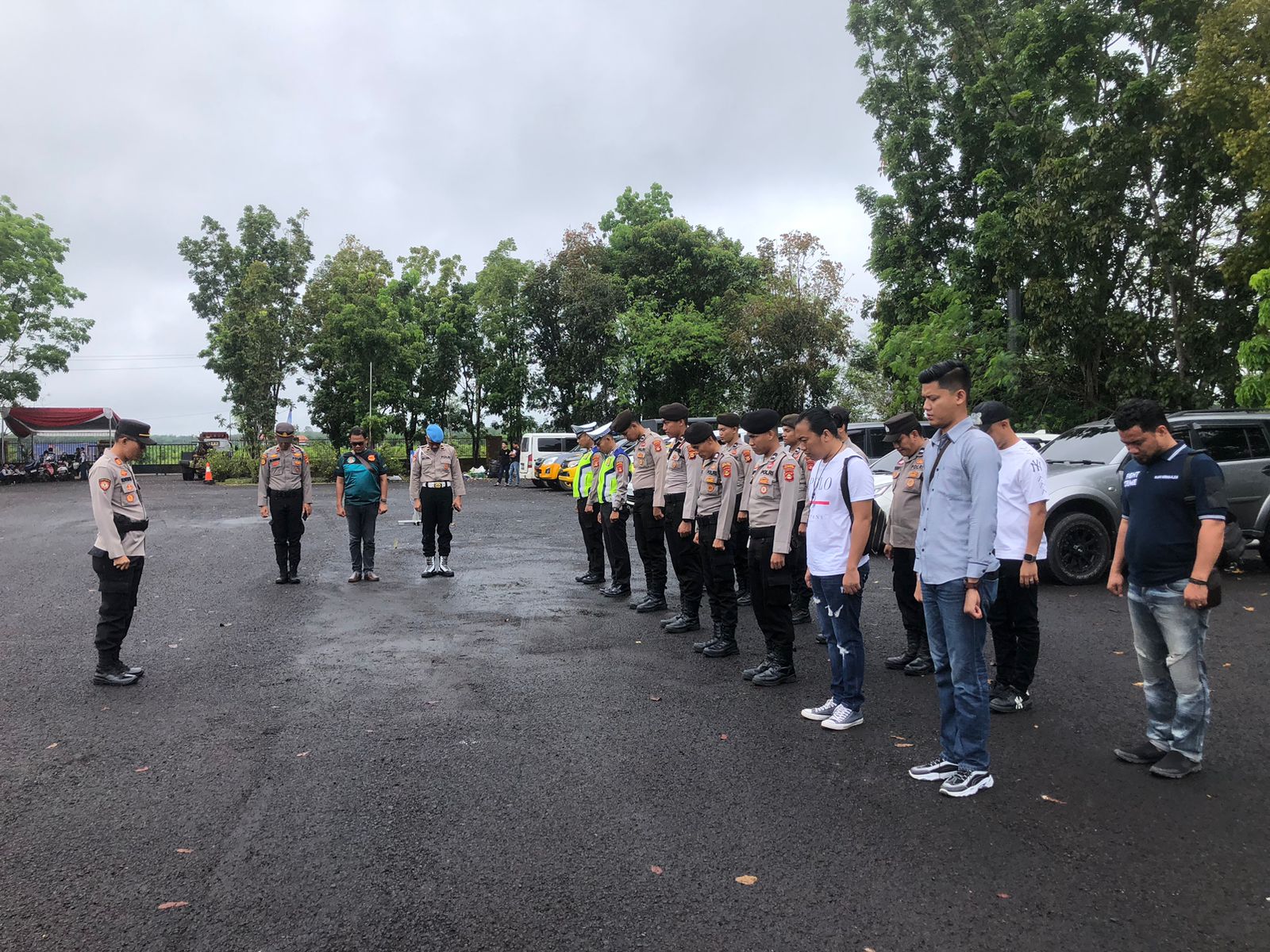 Apel Pengamanan Kejuaraan Nasional Motoprix seri II Regional Sumatera tahun 2023, Sabtu (6/5/2023)