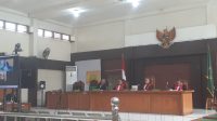 Suasana di Pengadilan Negeri (PN) Tipikor Palembang, Senin (8/5/2023)