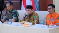Rapat aktivasi Posko Kebakaran Hutan, Kebun dan Lahan Kabupaten Muba, Senin (8/5/2023)