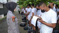 Pelaksanaan Seleksi penerimaan Bintara Polri TA 2023 di Grand Kemala Paakri Palembang, Selasa (9/5)