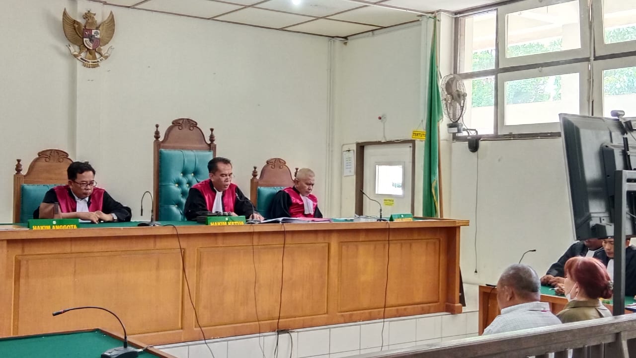 Suasana di Pengadilan Negeri Palembang, Kamis (11/5/2023)
