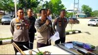 Kombes Pol Harryo Sugihhartono saat memberi keterangan pers, Senin (15/5/2023)
