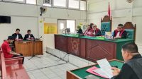 Suasana di Pengadilan Negeri Palembang, Selasa (16/5/2023)