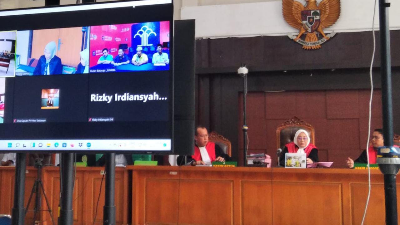 Suasana di Pengadilan Negeri (PN) Palembang