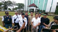 BPI KPNPA RI bersama MAKI, SIRA, PST, menggelar aksi damai menyampaikan aspirasi di depan Kantor Kejaksaan Tinggi (Kejati) Sumsel, Senin (5/6/2023) siang