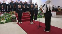 Pelantikan pengurus Persatuan Boling Indonesia (PBI) kota Palembang periode 2023-2027 yang diselenggarakan di Ballroom Hotel Swarna dwipa, Senin (05/06/2023)